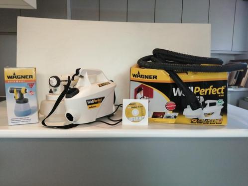 Verfspuit WAGNER  W665 + extra spuitopzet, Doe-het-zelf en Bouw, Gereedschap | Overige machines, Gebruikt, Ophalen