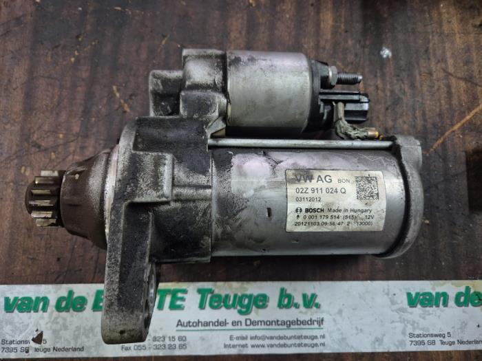 Startmotor van een Volkswagen Golf, Auto-onderdelen, Motor en Toebehoren, Volkswagen, Gebruikt, 3 maanden garantie, Ophalen of Verzenden