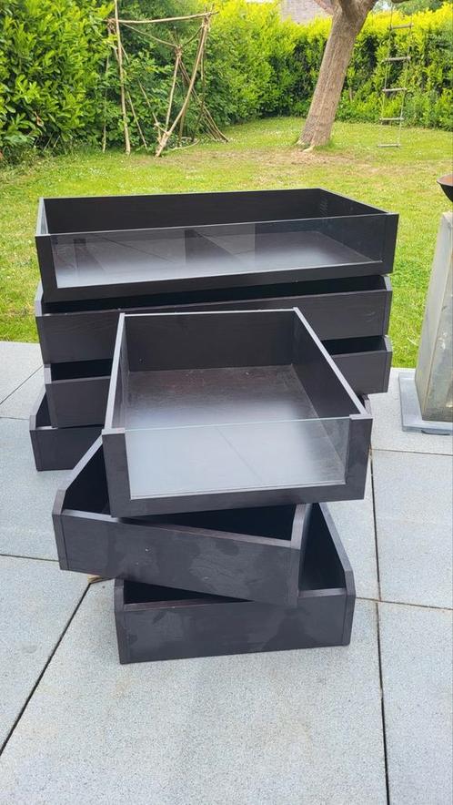 4 brede en 3 smalle IKEA schuiven (Komplement), Huis en Inrichting, Kasten | Schoenenkasten, Gebruikt, Ophalen