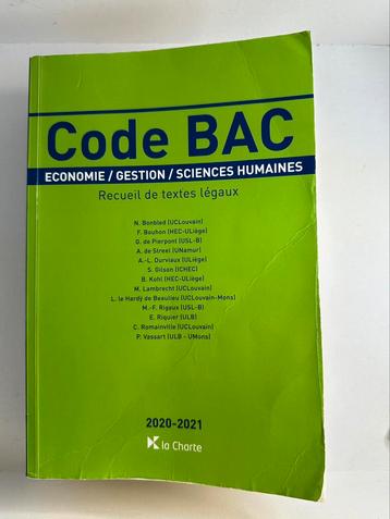 Code Bac 2020-2021 – Préparez votre réussite + bonus, Livres, Comme neuf, Enlèvement, Français, Autres éditeurs