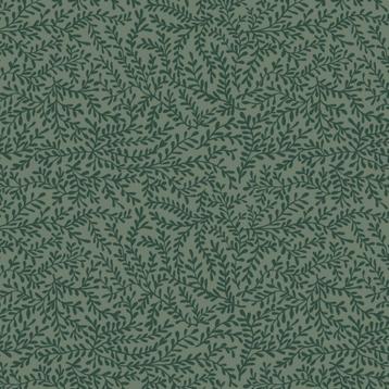 Jersey stof leaves, forest green. beschikbaar voor biedingen