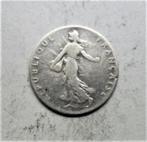 Monnaie argent France 50 cts 1905 semeuse, Enlèvement ou Envoi, Monnaie en vrac, Argent, France