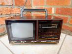 Vintage Draagbare Mini TV, Cassette, Tuner! Uniek apparaat!!, Ophalen
