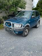 Nissan terano 2  2,7 tdi, Auto's, Nissan, Stof, Zwart, 4 cilinders, Blauw