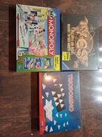 3 nieuwe spelen : yes, tridomino en my monopoly, nog verpakt, Hobby en Vrije tijd, Ophalen of Verzenden, Nieuw