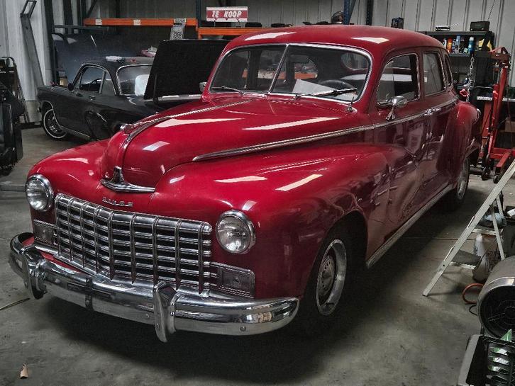 oldtimer dodge 1948, Autos, Oldtimers & Ancêtres, Entreprise, Achat, Dodge, Essence, Berline, 4 portes, Automatique, Rouge, Gris