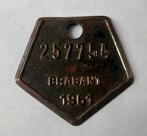 Plaque velo 1961 brabant, Ophalen of Verzenden