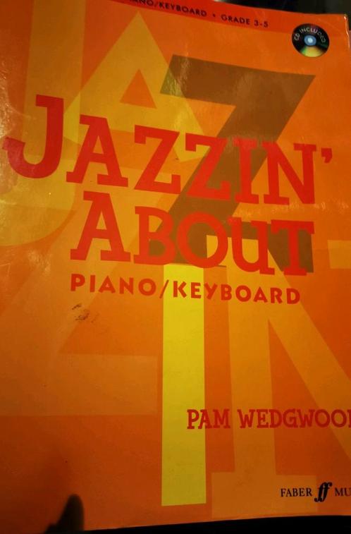 Jazzin' About voor piano / keyboard: Boek & CD Faber Edition, Muziek en Instrumenten, Bladmuziek, Gebruikt, Les of Cursus, Jazz