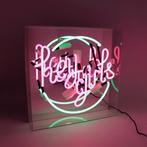 Tafellamp Neon Hey Girls in Acryl Kader, Autres matériaux, Moins de 50 cm, Enlèvement ou Envoi, Neuf