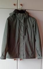 grijs - groene warme jas maat 38, Kleding | Dames, Jassen | Winter, Ophalen, Zo goed als nieuw, Maat 38/40 (M), Grijs