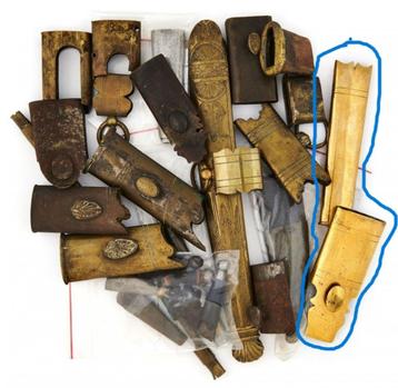 ZOEK onderdelen voor sabre scabbard beschikbaar voor biedingen