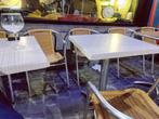 Tables chaises café bar jardin, Comme neuf, Enlèvement