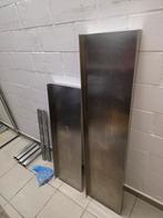 Muur rek compleet inox horeca, Ophalen, Gebruikt, Inox Meubilair