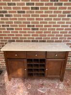 Commode/wijnkast met marmeren blad, Antiek en Kunst, Ophalen