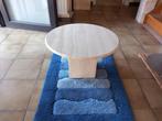 Ronde travertin bijzettafel / salontafel, Ophalen of Verzenden