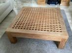 Mooie salontafel in OUDE MASSIEVE TEAK, Ophalen, Zo goed als nieuw, Tijdloos, Minder dan 50 cm