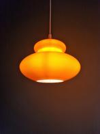 Space Age hanglamp in oranje opaline, 1960-70, Ophalen of Verzenden