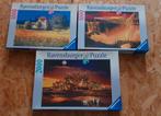 Ravensburger 1000st. €8 - 2000 st. €10. Gelegd, goede staat, Ophalen of Verzenden, Gebruikt