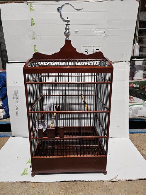 Cage Décorative en Bambou Faite à la Main 34 x 40 x 61, Animaux & Accessoires, Oiseaux | Cages & Volières, Neuf, Enlèvement ou Envoi