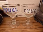 2 verres Orval, Verzamelen, Ophalen of Verzenden, Gebruikt, Glas of Glazen