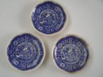 3 wit-blauw schoteltjes, Antiek en Kunst, Curiosa en Brocante, Ophalen of Verzenden