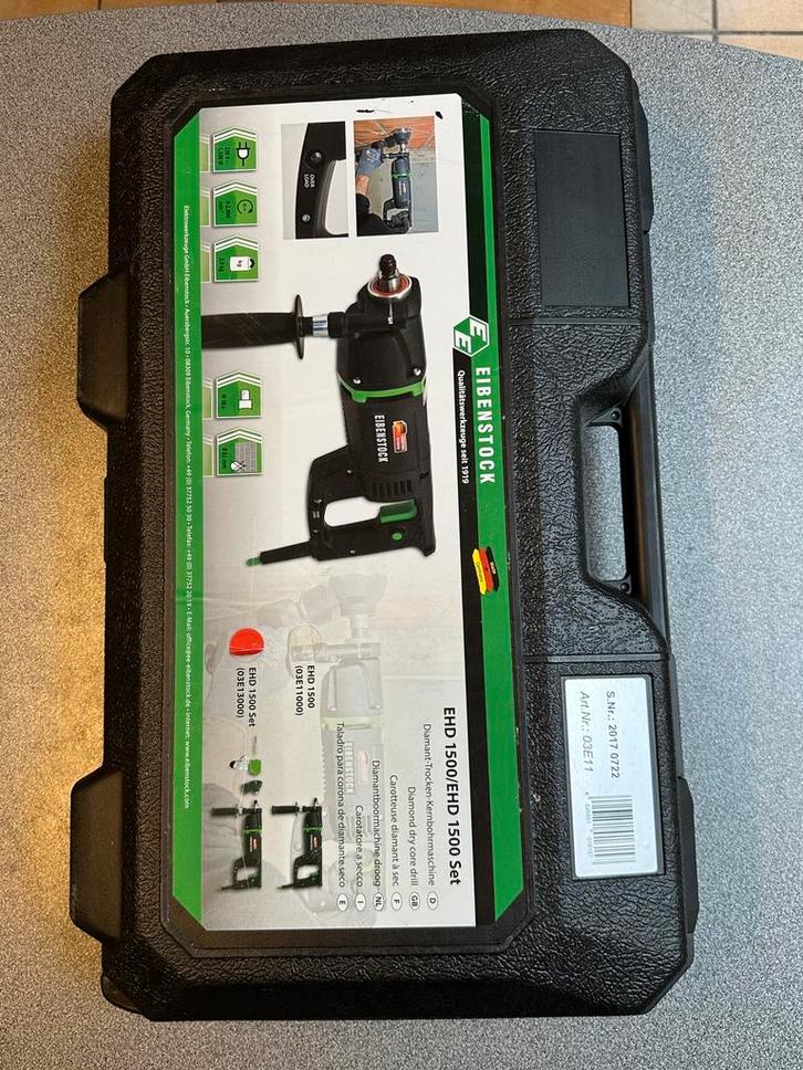 Eibenstock EHD 1500 Perceuse à carotter diamant à s, Doe-het-zelf en Bouw, Gereedschap | Overige machines, Zo goed als nieuw, Ophalen of Verzenden