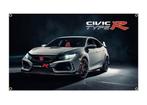 Honda Civic FK8 Type R vlag 90 cm x 60 cm, Ophalen of Verzenden