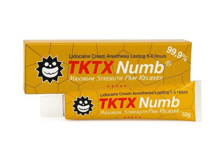 TKTX Crème Gold 99,9% – Voor Tattoo & Piercing Voorbereiding, Handtassen en Accessoires, Uiterlijk | Lichaamsverzorging, Nieuw