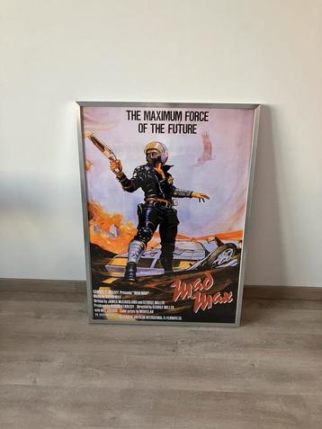 Poster met kader - Mad Max filmposter beschikbaar voor biedingen