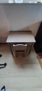 Schoolbank 60x45 cm warme  kleur Donker Bruin grijs., Kinderen en Baby's, Kinderkamer | Tafels en Stoelen, Ophalen, Zo goed als nieuw