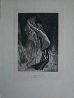 Félicien ROPS Héliogravure CURIOSITE, Enlèvement