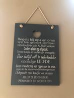 Tekstplaat, Huis en Inrichting, Woonaccessoires | Tekstborden en Spreuken, Ophalen, Zo goed als nieuw