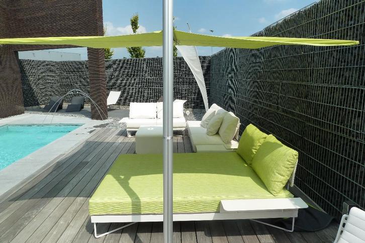 Sunlounger zonnebed, Jardin & Terrasse, Chaises longues, Neuf, Aluminium, Enlèvement