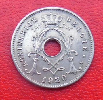 1920 5 centimes en NL Albert 1er, Envoi, Métal, Monnaie en vrac
