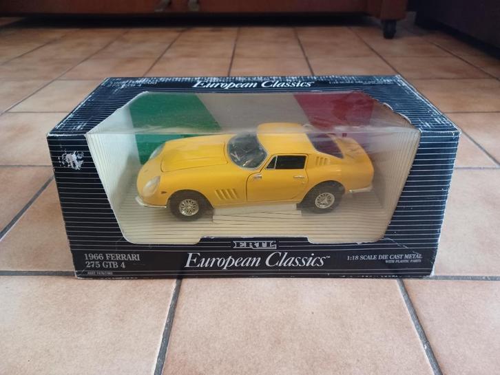 Ferrari 275GTB 4 - 1966 - ERTL - 1/18, Hobby & Loisirs créatifs, Voitures miniatures | 1:18, Utilisé, Voiture, ERTL, Enlèvement