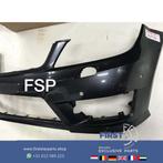 W204 AMG voorbumper Mercedes C Klasse 2007-2011 zwart C204, Gebruikt, Ophalen of Verzenden, Bumper, Mercedes-Benz