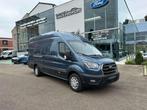 Ford Transit 2T L4H3 170PK RWD FULL OPTION 29700+BTW, Auto's, Stof, 4 cilinders, Blauw, 5 deurs