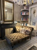 Fluwelen chaise longue, Huis en Inrichting, Ophalen, Zo goed als nieuw