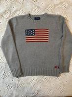 Ralph Lauren flag trui – grijs – S, Kleding | Dames, Ophalen of Verzenden, Zo goed als nieuw, Ralph Lauren, Maat 36 (S)