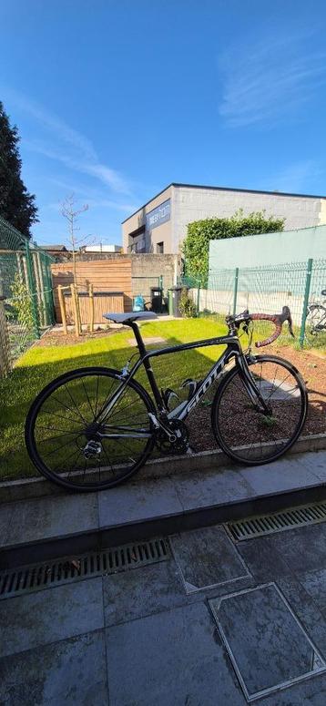 Koersfiets (52cm), Fietsen en Brommers, Gebruikt, Carbon, 10 tot 15 versnellingen, 49 tot 53 cm