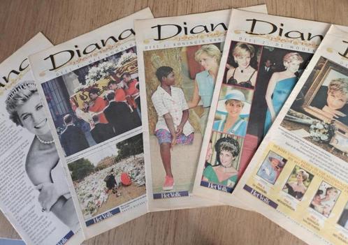 Diana (5-delige) kranten bijvoegsel, Verzamelen, Tijdschriften, Kranten en Knipsels, Krant, 1980 tot heden, Ophalen of Verzenden