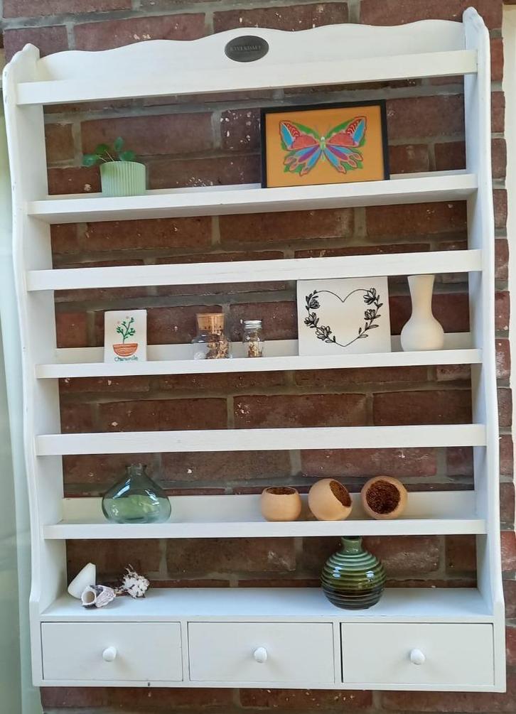 Wandrekje Riverdale tint gebroken wit, Huis en Inrichting, Woonaccessoires | Wandplanken en Boekenplanken, Gebruikt, Ophalen of Verzenden