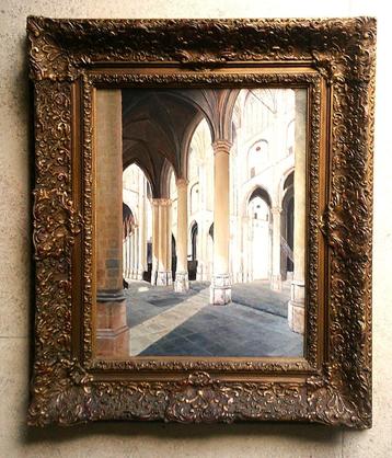 Kerkinterieur Maria Magdalena kerk te Goes ca. 1930 beschikbaar voor biedingen