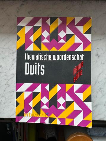 Thematische woordenschat Duits beschikbaar voor biedingen