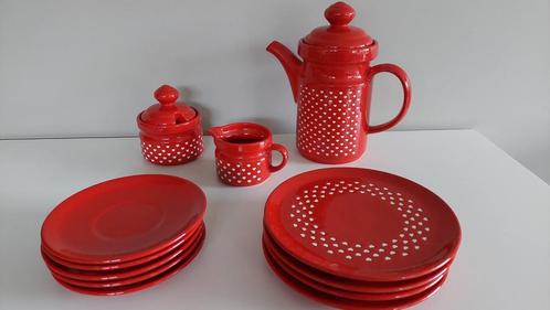 Vintage Waechtersbach West Germany servies - met hartjes, Antiek en Kunst, Antiek | Servies los, Ophalen of Verzenden