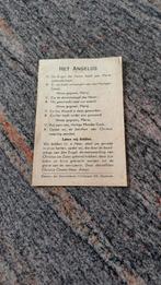Bidprentje 'Het Angelus', Ophalen, Bidprentje