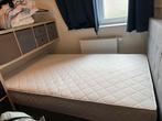 1 persoons bed Narvik Leenbakker, Huis en Inrichting, Ophalen, Gebruikt, Grijs, 120 cm