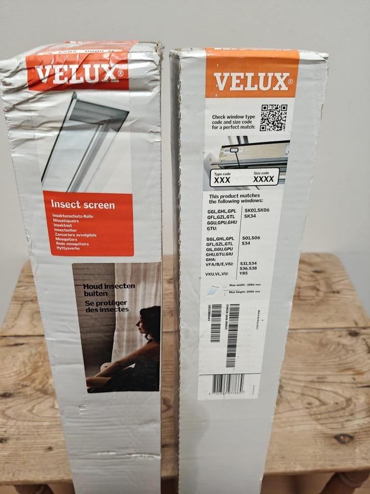 Velux vliegenraam, Doe-het-zelf en Bouw, Deuren en Vliegenramen, Nieuw, Hordeur, 200 tot 215 cm, Kunststof, Ophalen