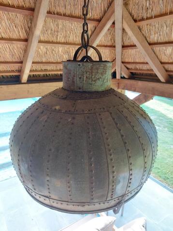 Grote hanglamp kookpot uit india vintage beschikbaar voor biedingen
