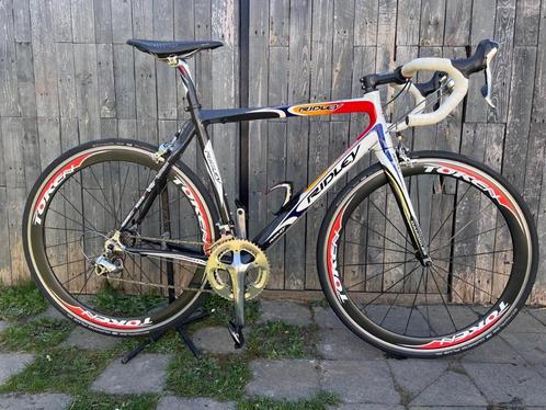 Ridley Damocles Davitamon-Lotto teamfiets Dura-Ace + Tacx, Fietsen en Brommers, Fietsen | Racefietsen, Zo goed als nieuw, Overige merken